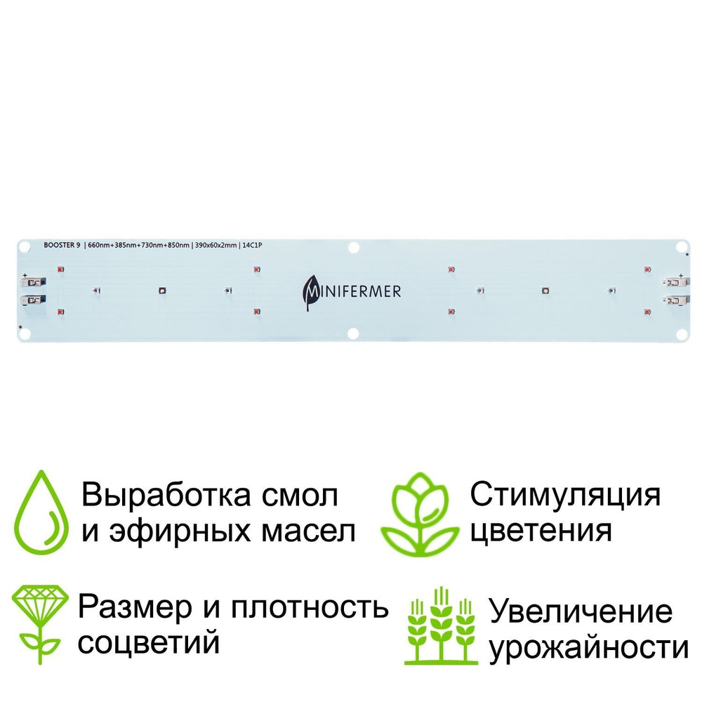 Фитолампа для досветки Booster line для выработки смол и эфирных масел, стимуляции цветения, размера #1