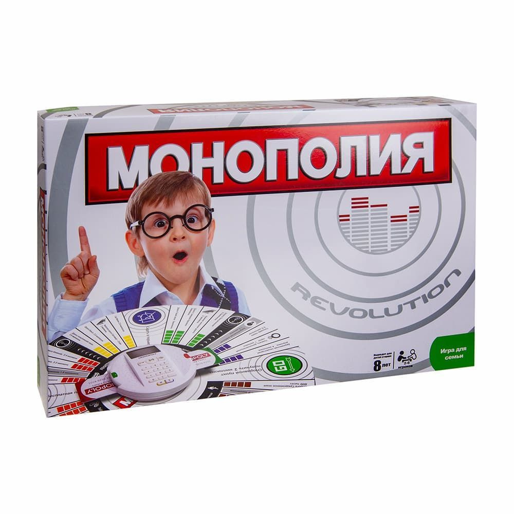 Настольная игра Монополия Revolution с банковскими карточками