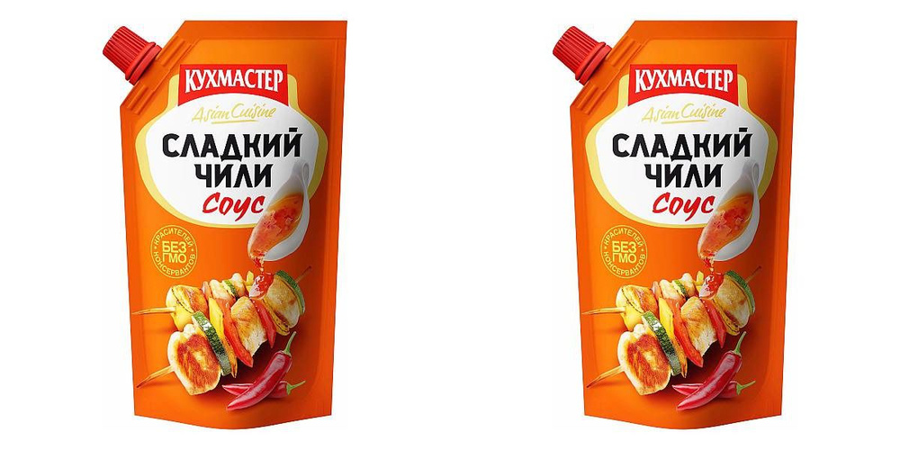 Кухмастер Соус  Сладкий чили, 230 г, 2 уп #1