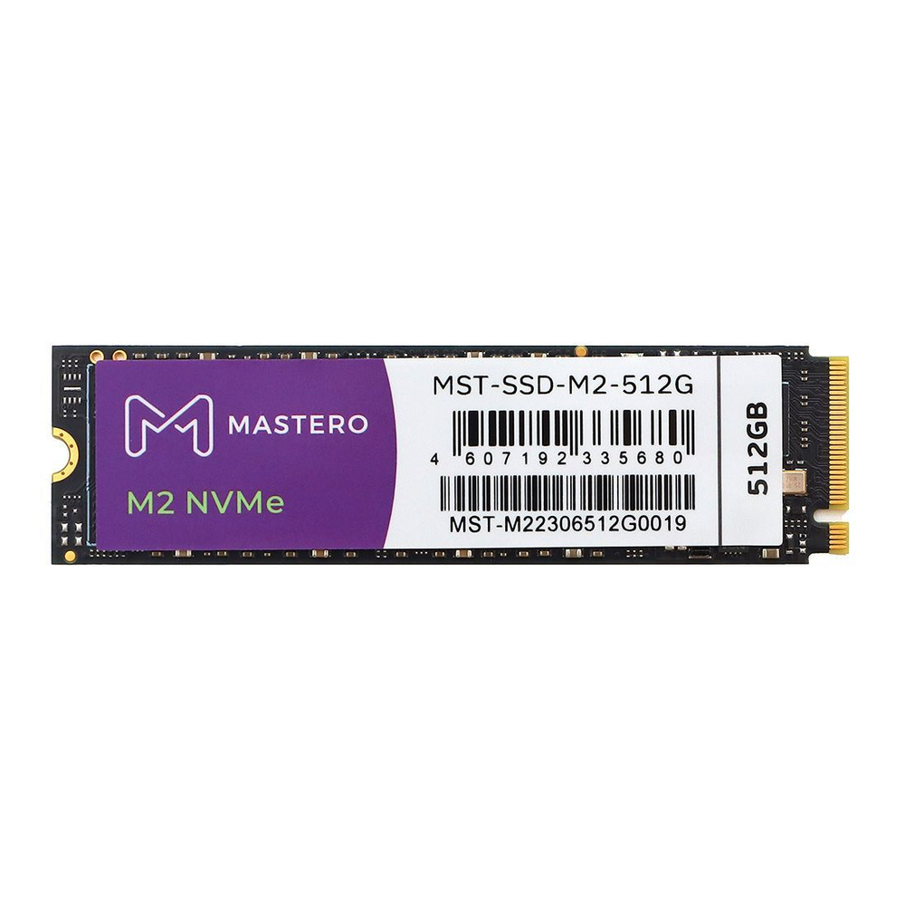 512 ГБ Внутренний SSD-диск MASTERO MST-SSD-M2 (MST-SSD-M2-512G ...