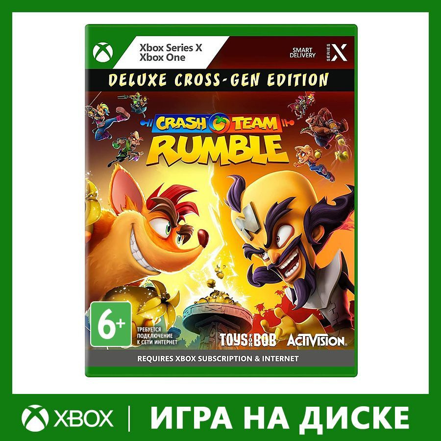 Игра Crash Team Rumble. Deluxe Edition (Xbox One, Xbox Series, Английская  версия)