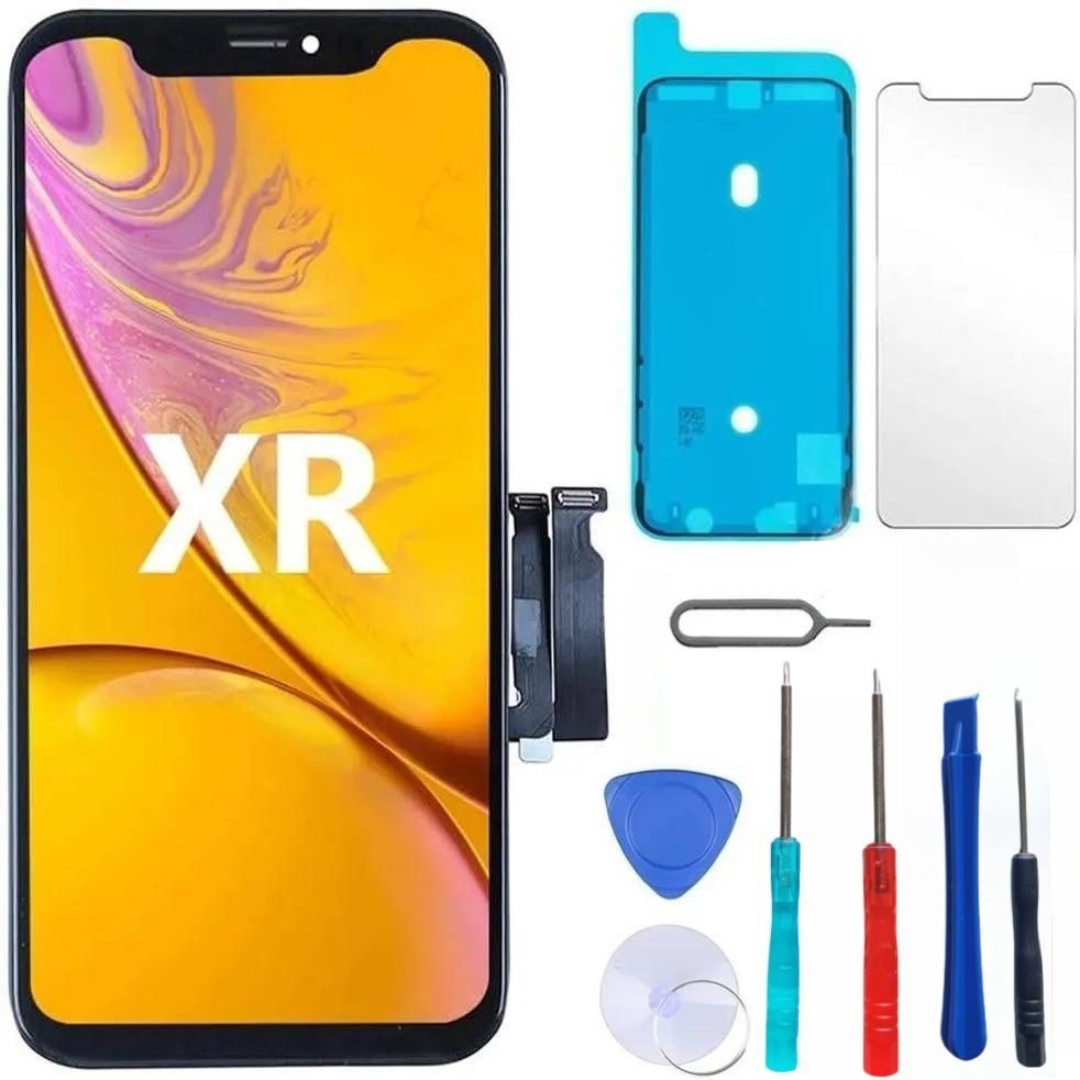 Дисплей для iPhone XR / Экран Айфон ХР + влагозащитная проклейка+ Соберите  ремонтные инструменты