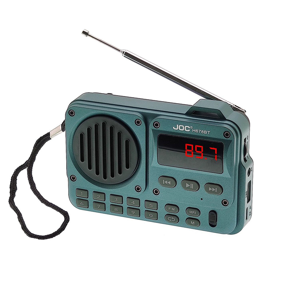 Радиоприёмник аккумуляторный (USB,TF,Bluetooth) JOC H678BT #1