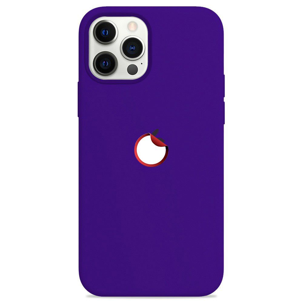 Силиконовый чехол для смартфона Silicone Case на iPhone 12 PRO / Айфон 12  ПРО с логотипом, ультрафиолет - купить с доставкой по выгодным ценам в  интернет-магазине OZON (591798050)