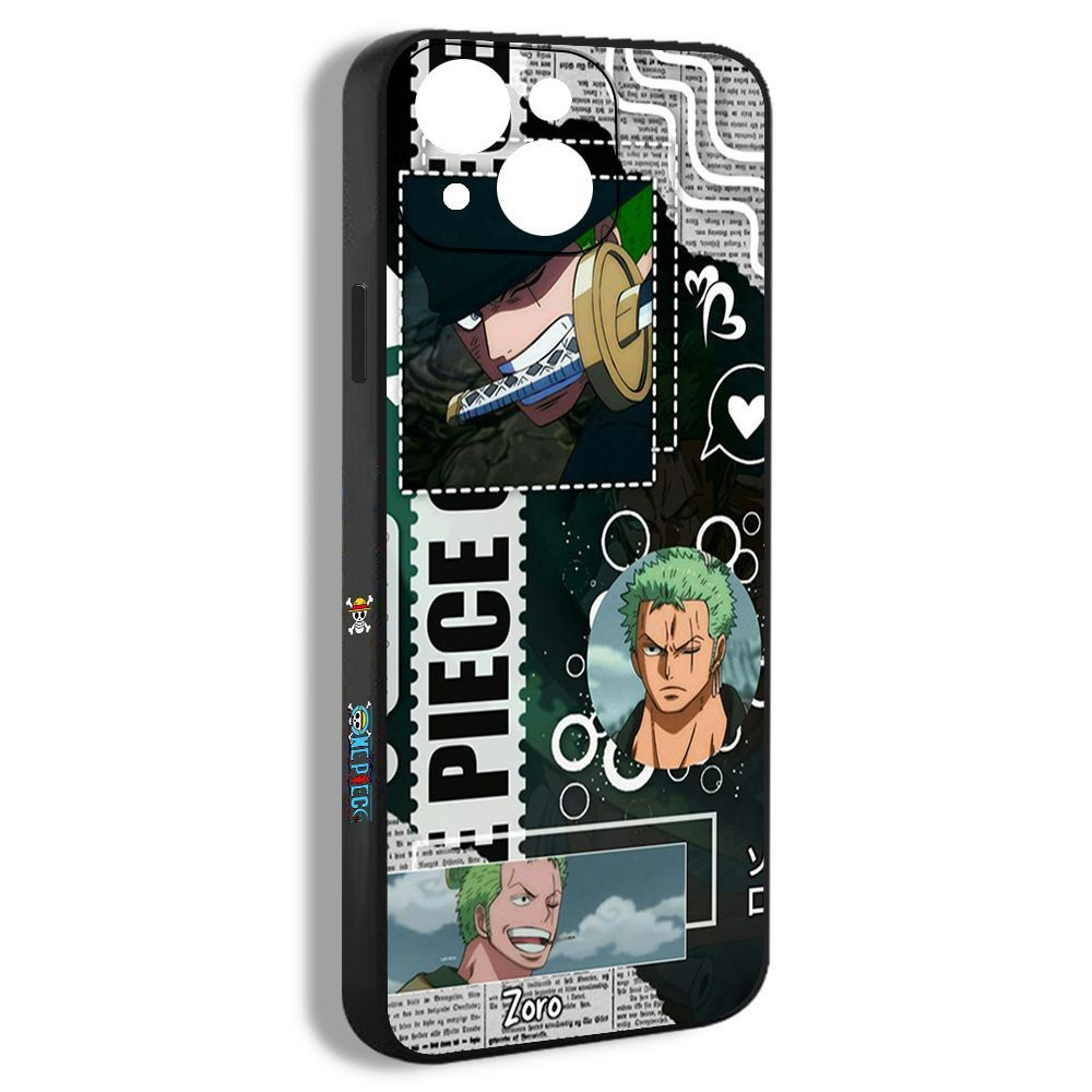 чехол для смартфона Подходит для iPhone 14 one piece Ван Пис Ророноа Зоро  EDW01 - купить с доставкой по выгодным ценам в интернет-магазине OZON  (1162216018)