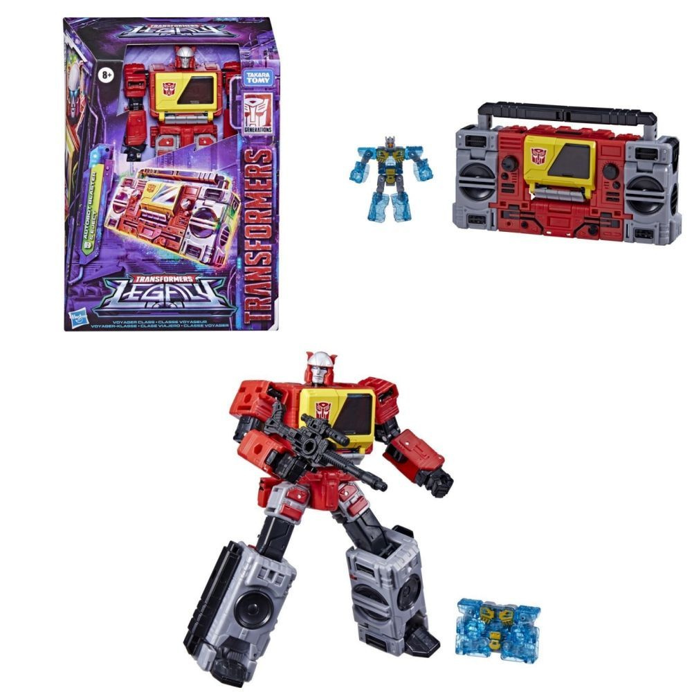 Трансформеры Hasbro Игрушка Generations Legacy Voyager Autobot Blaster &  Eject 7 дюймов (17,8 см) F3054 - купить с доставкой по выгодным ценам в  интернет-магазине OZON (1416426137)