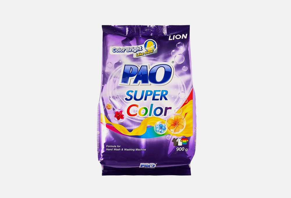 Стиральный порошок Lion PAO Super Color, 900 мл #1