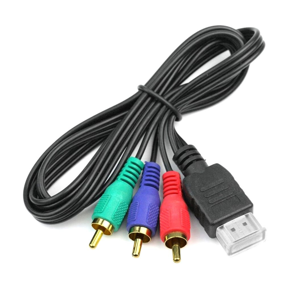 1 м HDMI-совместимый с RCA видео-аудиокабель 1080P 3  AV-шнур-адаптер-конвертер для HDTV-телевизора DV DVD-ноутбука - купить с  доставкой по выгодным ценам в интернет-магазине OZON (1429064335)