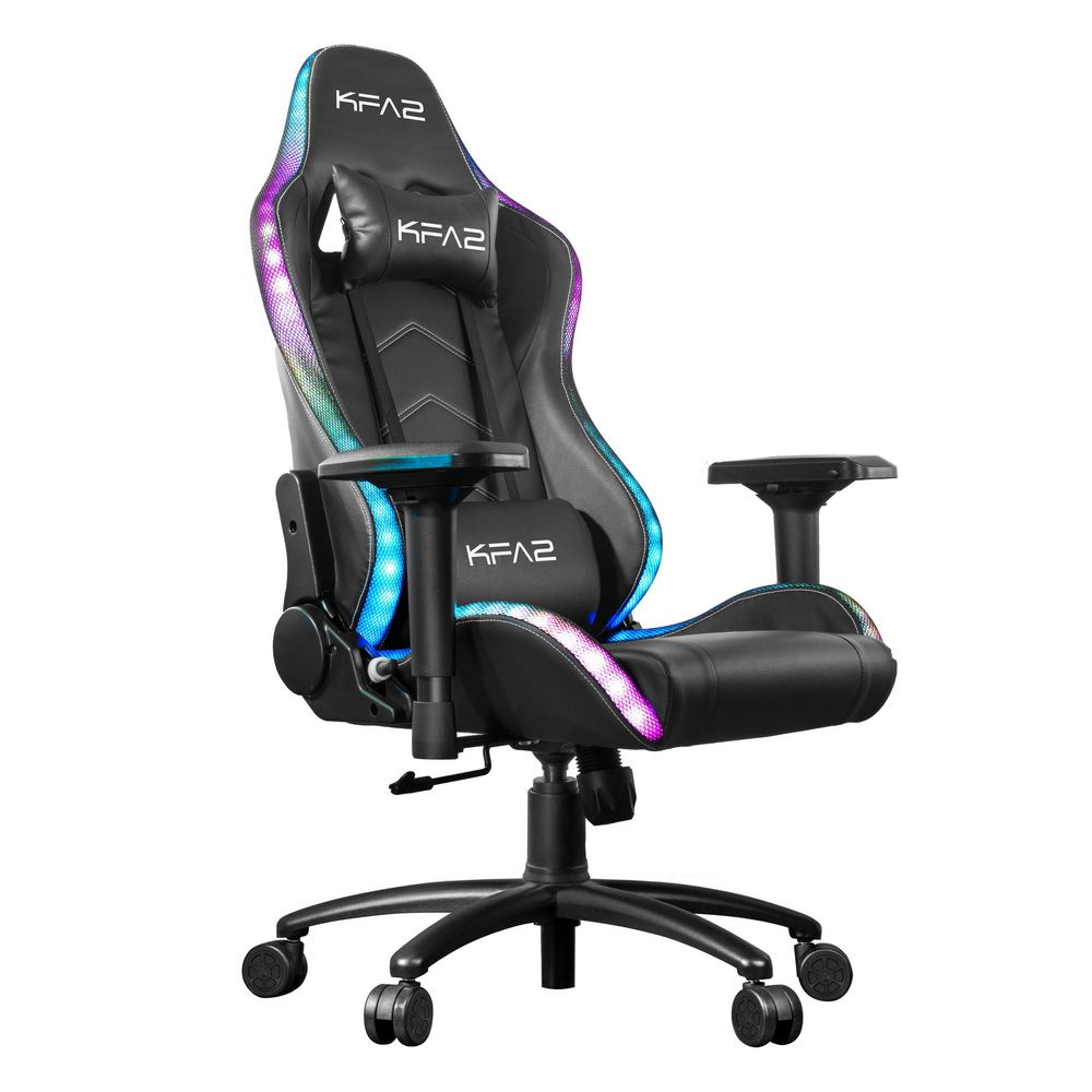 KFA2 Gaming Chair 01 RGB SE Black With RGB remote control