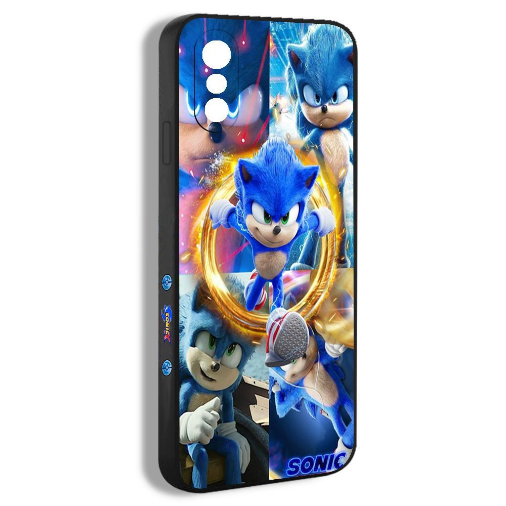 Чехол для смартфона Подходит для iPhone X the Hedgehog Sonic Синий Ежик  Соник Кино - купить с доставкой по выгодным ценам в интернет-магазине OZON  (1196129074)