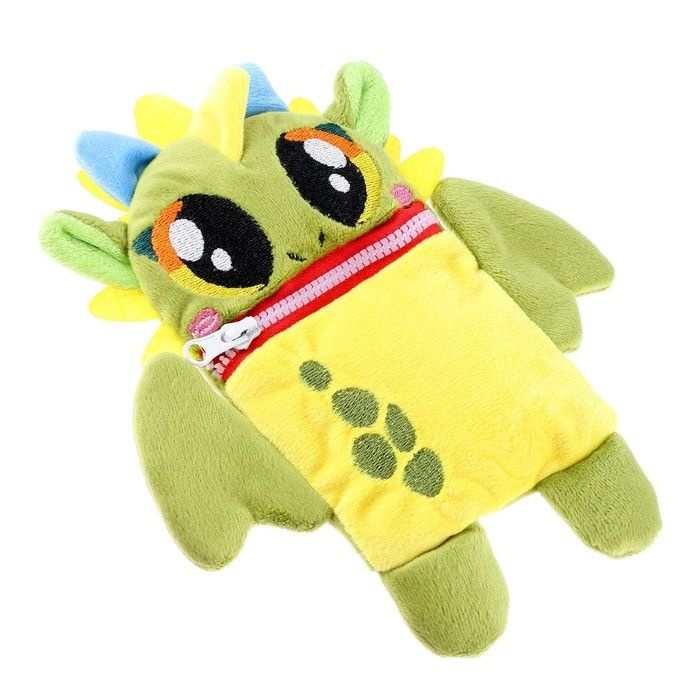 POMPOSHKI Мягкая игрушка-конфетница "Дракон Зубастик", 20х17 см ...