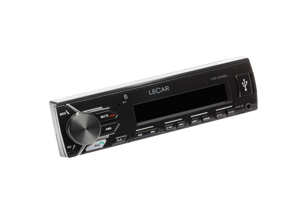 Магнитола автомобильная LECAR LECAR000020113, 1DIN с Bluetooth, съемная ...