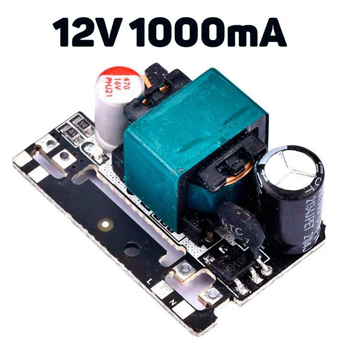 Понижающий блок питания 12v 1000mА - купить с доставкой по выгодным ...