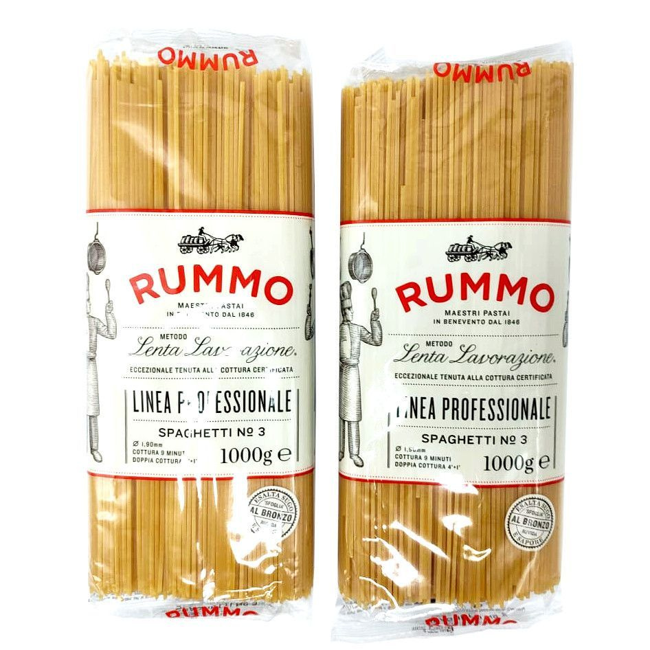 Спагетти из твёрдых сортов пшеницы № 3 RUMMO Италия, 1 кг * 2 штуки  #1