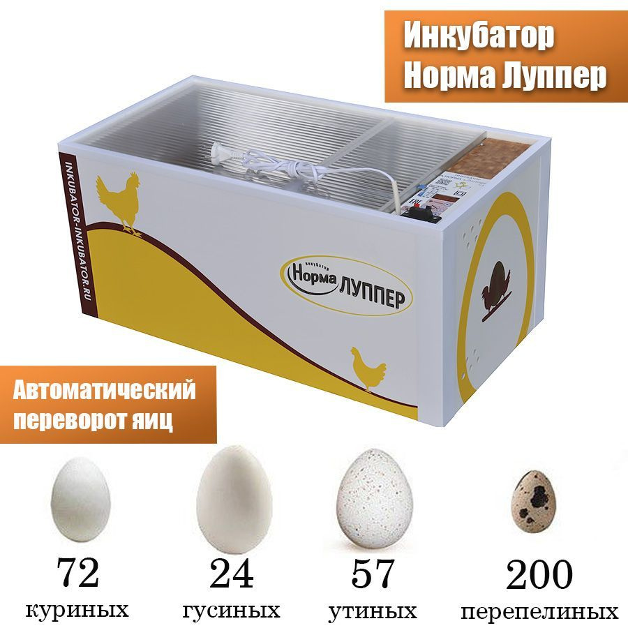 Инкубатор Фермер на 400 яиц с наклонным переворотом
