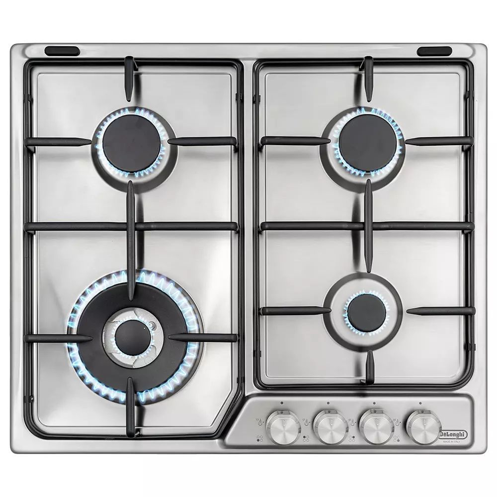 Варочные панели газ - металл (60 см) DeLonghi DFI 46 ASDV RUS купить по ...