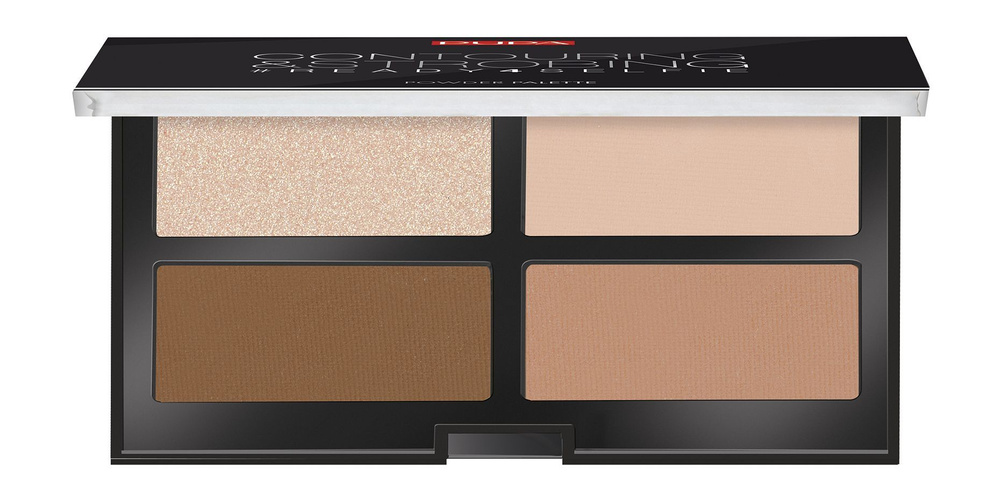 PUPA Набор для скульптурирования лица Contouring & Strobing Palette, 17,5 г, 002  #1