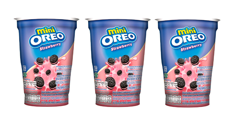 Печенье Oreo Клубничный крем, 3 шт по 61,3 гр #1