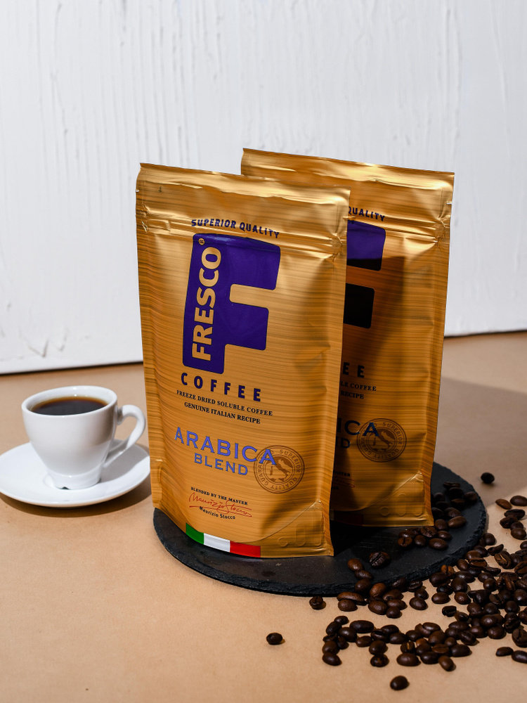 Кофе растворимый FRESCO Arabica blend 2 шт. по 75 гр. (08/25) №5 #1