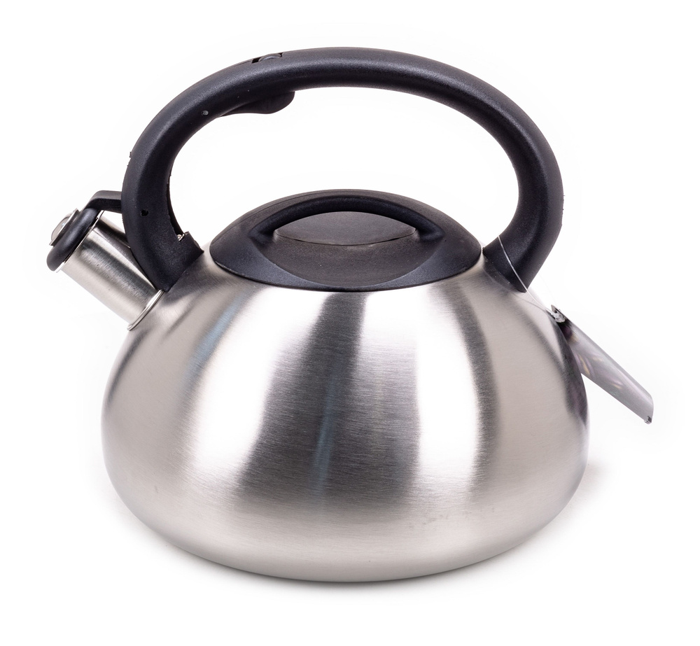 Чайник для плиты Webber / Веббер BE-0587 из нержавеющий стали, со ...