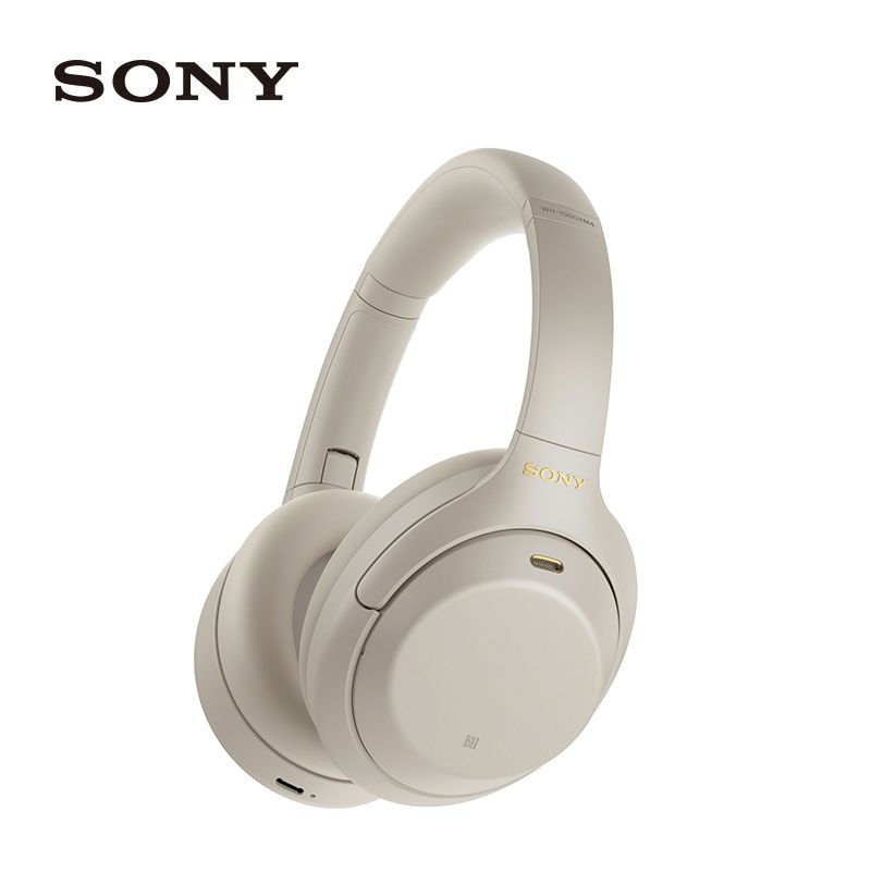 Беспроводная Bluetooth-гарнитура Sony WH-1000XM4 с микрофоном, устанавливаемая на голову и подходящая #1