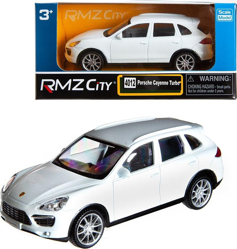 Игрушка RMZ City Машинка Porsche cayenne turbo белая х3шт - купить с ...