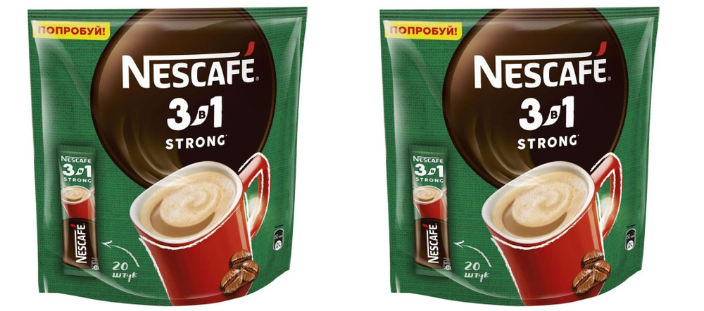 Кофе растворимый NESCAFÉ Порошковый 290г. 2шт. #1