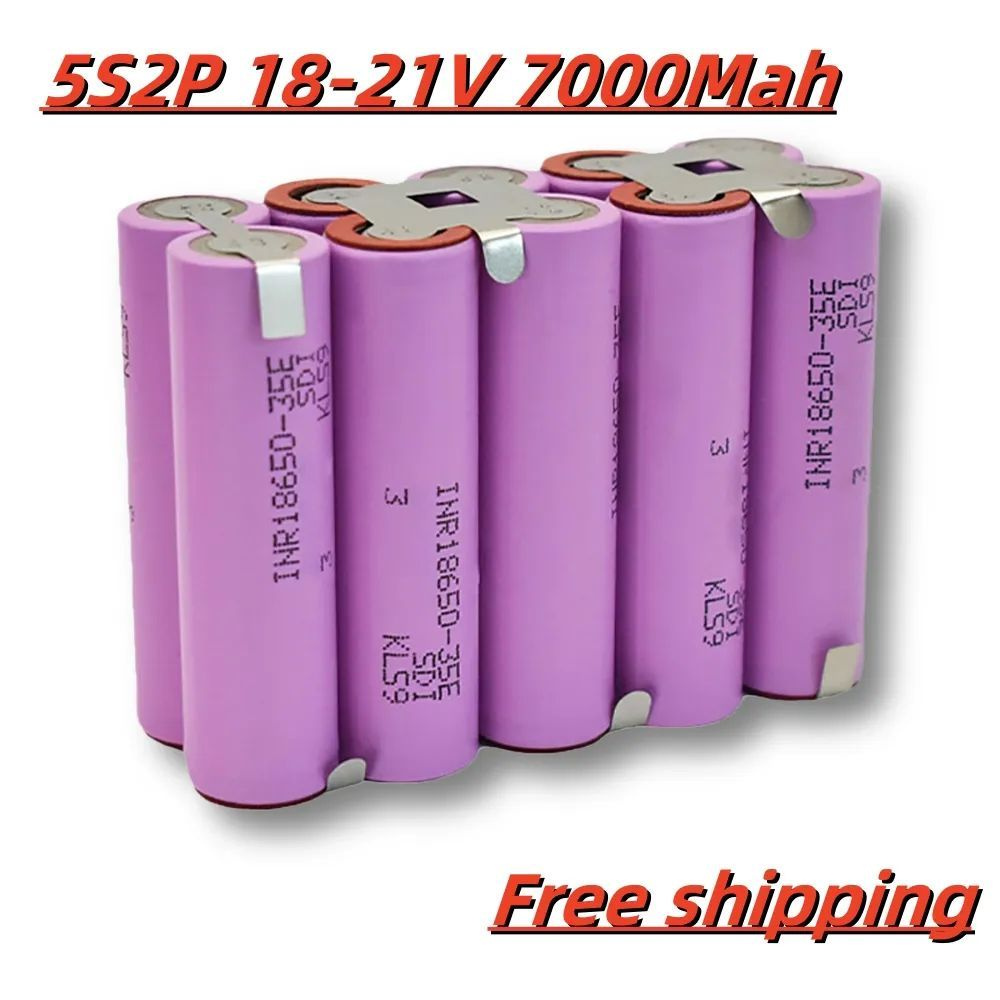 18650 35E Аккумуляторная батарея 5S2P 4S2P 3500-7000 мАч Высокая ...