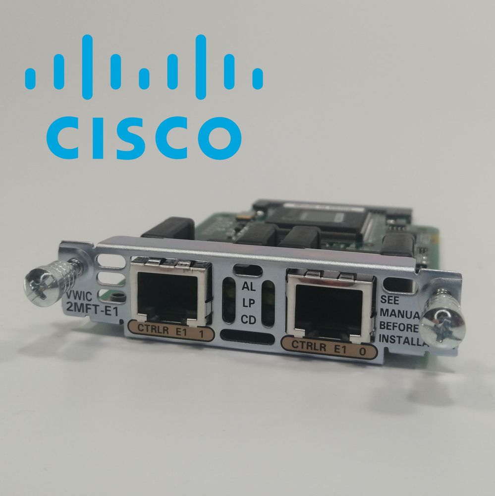 Модуль для маршрутизаторов CISCO VWIC-2MFT-E1 #1