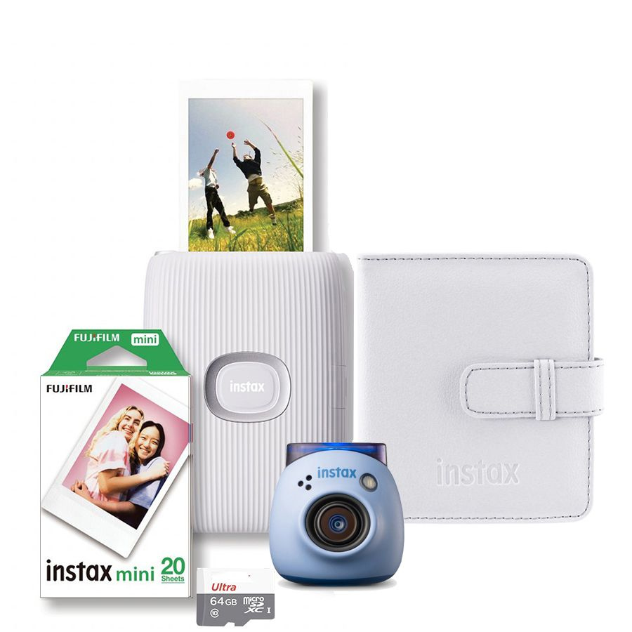 Компактный фотопринтер Fujifilm Instax Mini Link 2 + Компактный фотоаппарат  Fujifilm Instax PAL