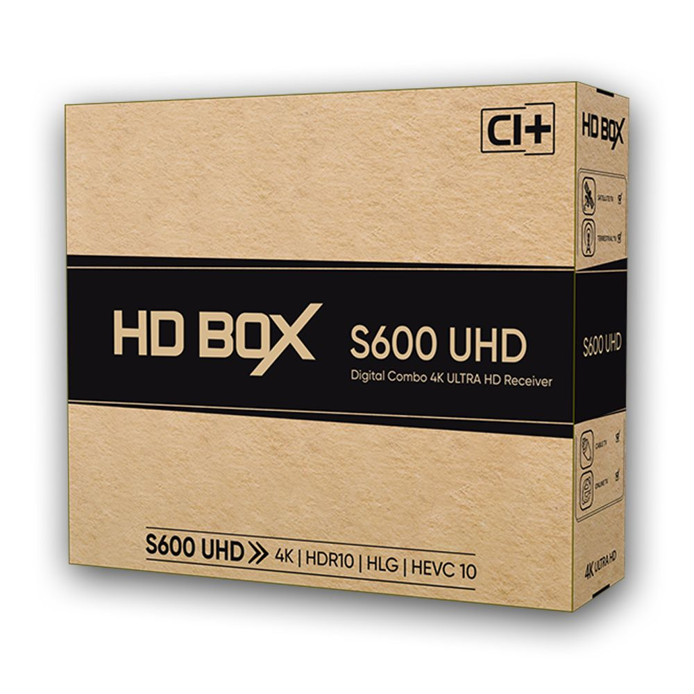 ТВ-тюнер HDBOX S600 UHD, черный купить по выгодной цене в интернет-магазине  OZON (1263006983)