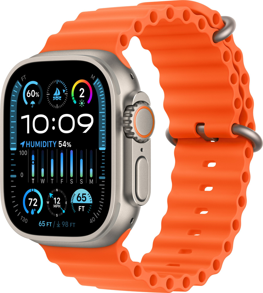 Apple Умные часы Apple Watch Ultra 2 Ocean White GPS + Cellular, 49 мм , Orange #1