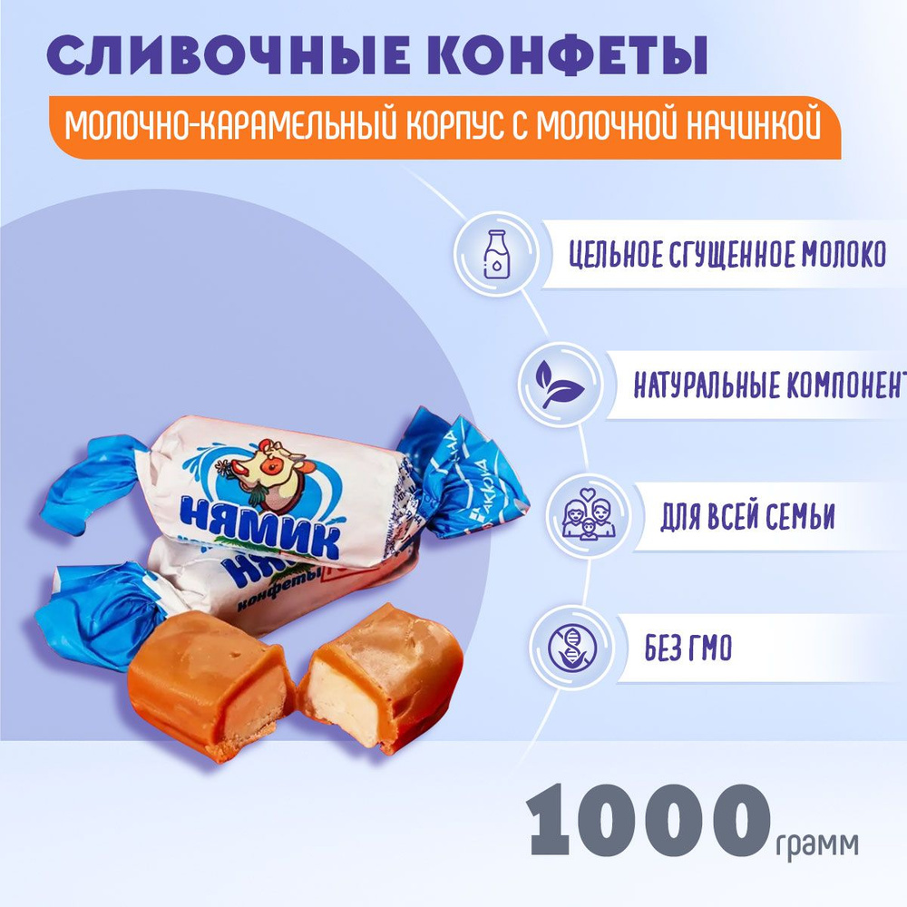 Конфеты Нямик, 1000 грамм Акконд #1