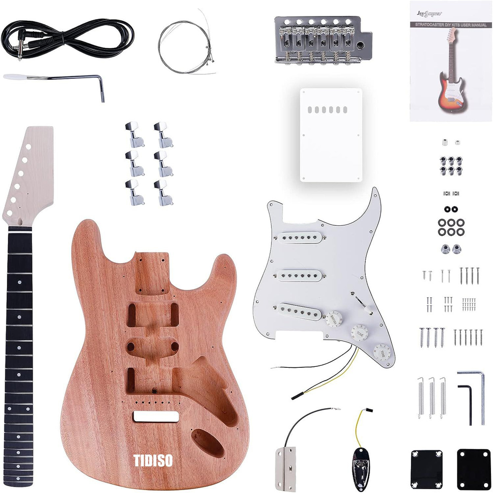 Электрогитара конструктор, набор сделай сам, гитара для начинающих ...