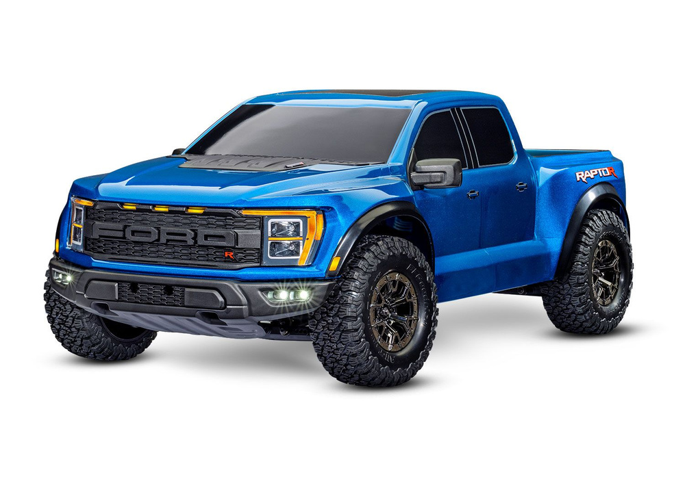 Traxxas トラクサス　F-150 ラプター SVT ラジコン 新品 青 traxxas 1 10 ford f 150 raptor r brushless 4x4 vxl short course