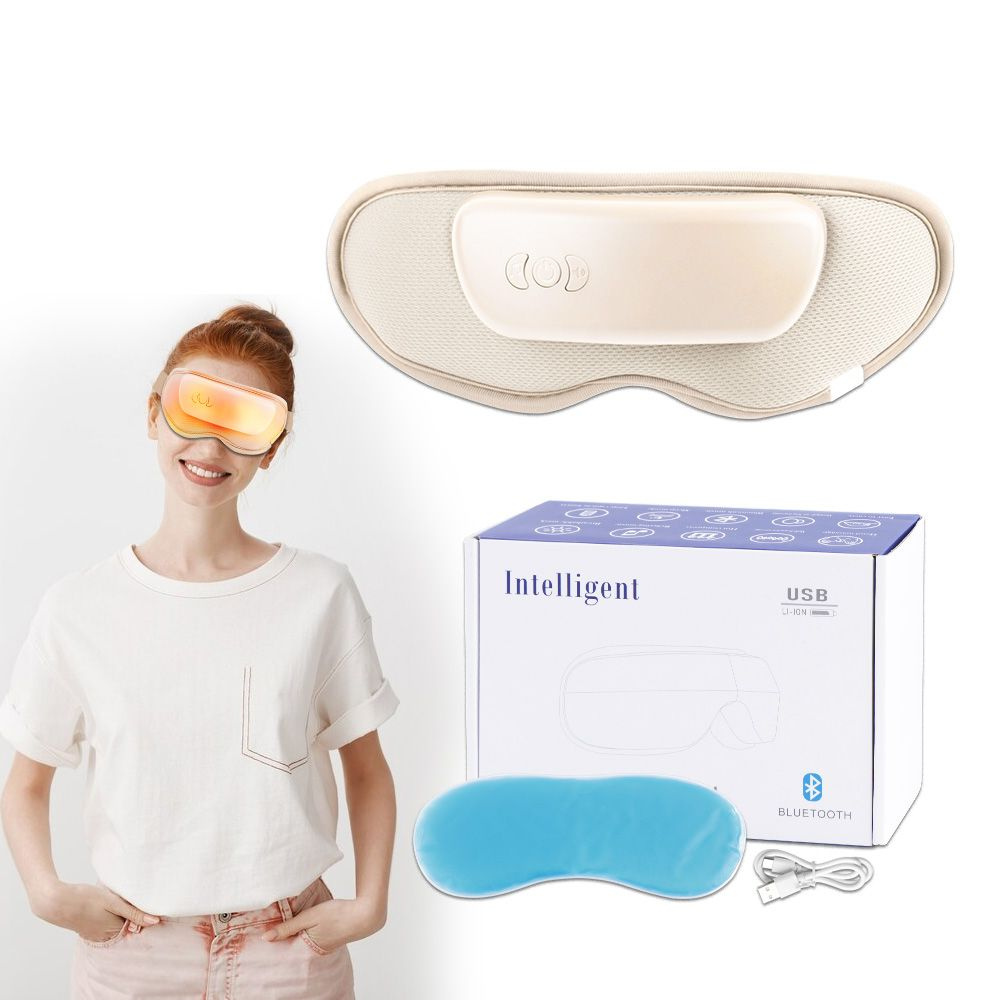 3D регулируемый массажер для глаз, для глаз Нагревательная терапия ...