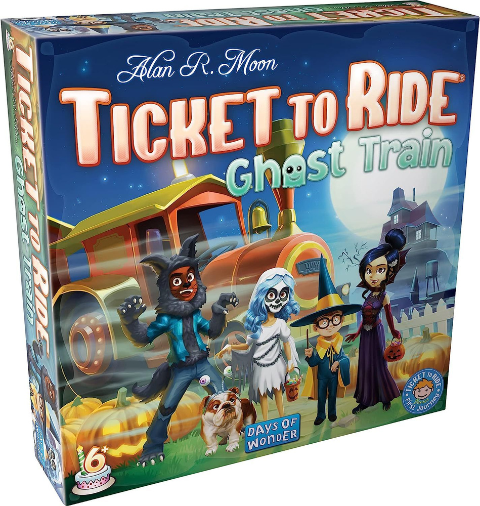 Настольная игра Ticket to Ride: Ghost Train на английском языке - купить с  доставкой по выгодным ценам в интернет-магазине OZON (1284692971)