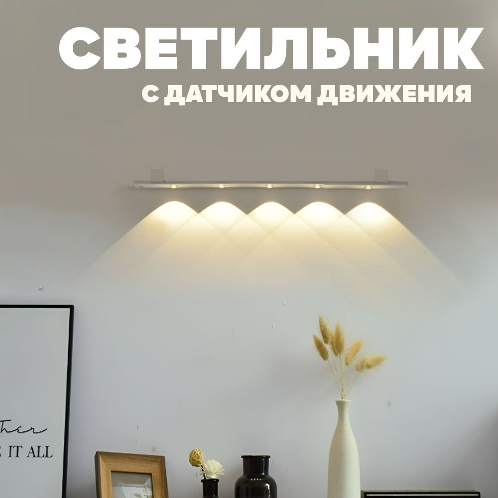 Купить Беспроводной светодиодный светильник с датчиком движения на ...