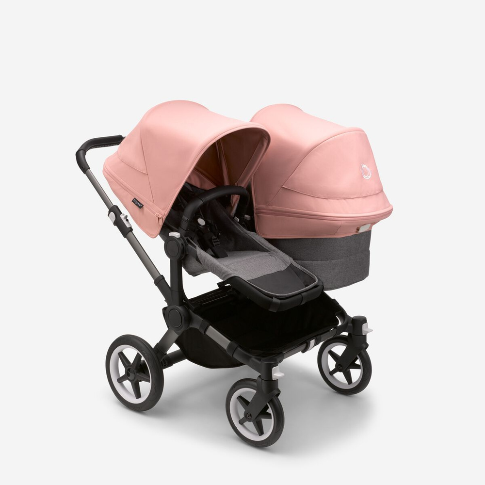 Коляска для погодок Bugaboo Donkey 5 Morning pink /grey melange/graphite #1