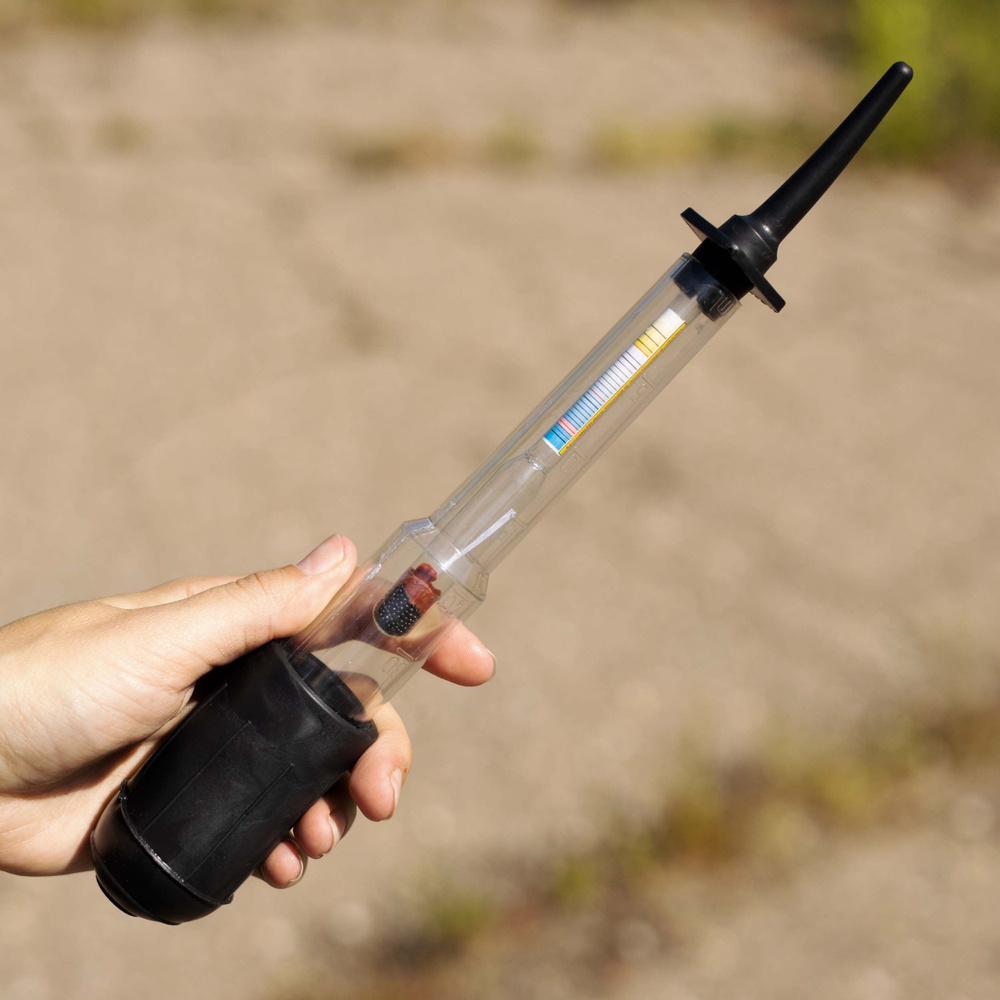 Ареометр для электролита и тосола DOLLEX / Тестер плотности электролита ...