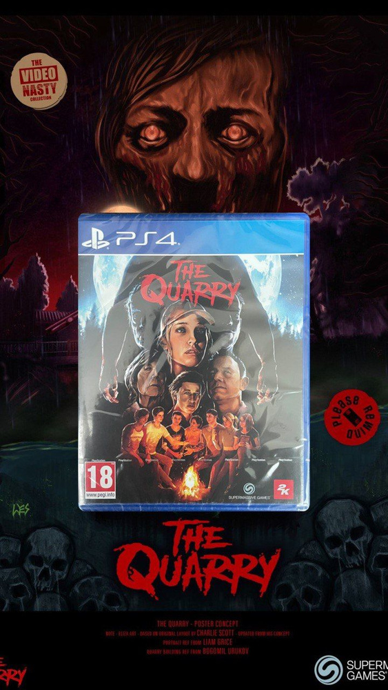 Игра the quarry ps4 (PlayStation 4, PlayStation 5, Русская версия) купить  по низкой цене с доставкой в интернет-магазине OZON (1321093557)