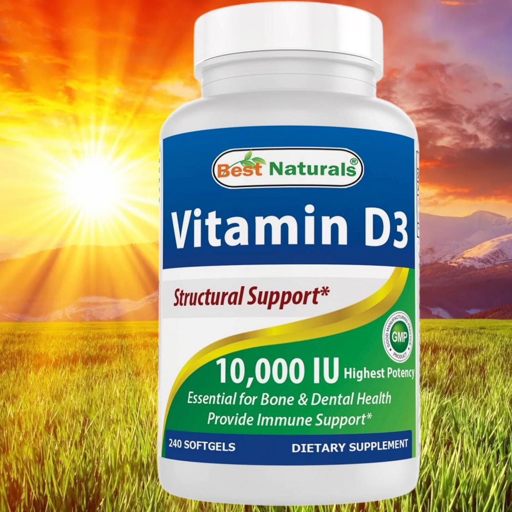 Best Naturals Vitamin D3 10000 - 240 капсул. - купить с доставкой по ...