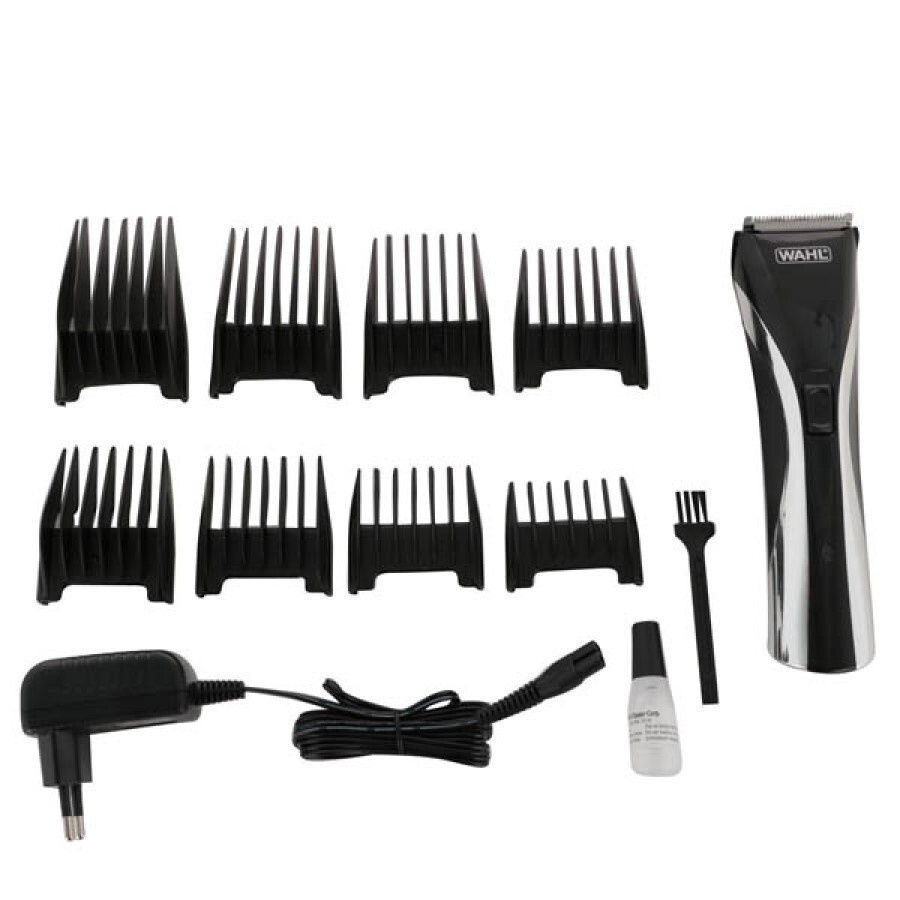Машинка для стрижки Wahl Hybrid Clipper LED (09698-1016), серебристый ...