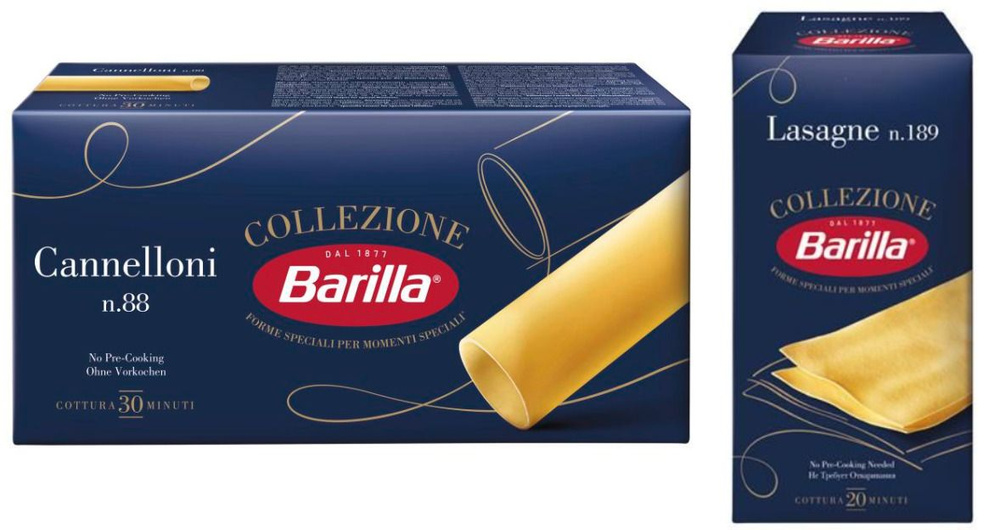 Barilla Набор макаронных изделий: Collezione Cannelloni Каннеллони, 250 ...