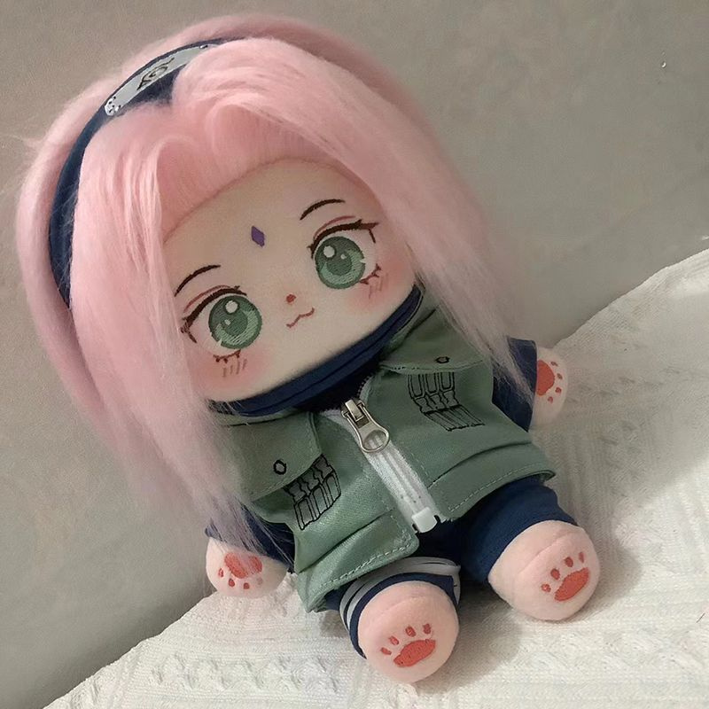 20cm Хлопчатобумажная кукла аруто Наруто Мягкая игрушка Haruno Sakura Харуно Сакура Naruto куклами со #1