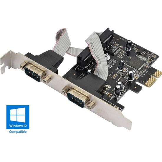 Контроллер PCIe 2 COM port (RS232) Orient XWT-PE2S, PCI-Express на 2COM ...