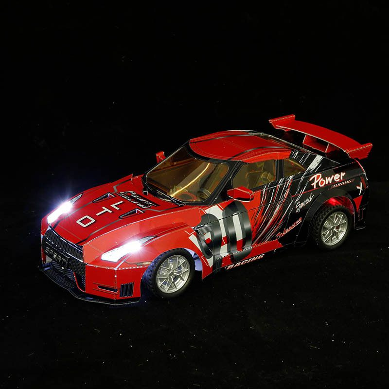 Металлическая сборная модель автомобиля, IRON STAR "Nissan GTR", 1:28 ...