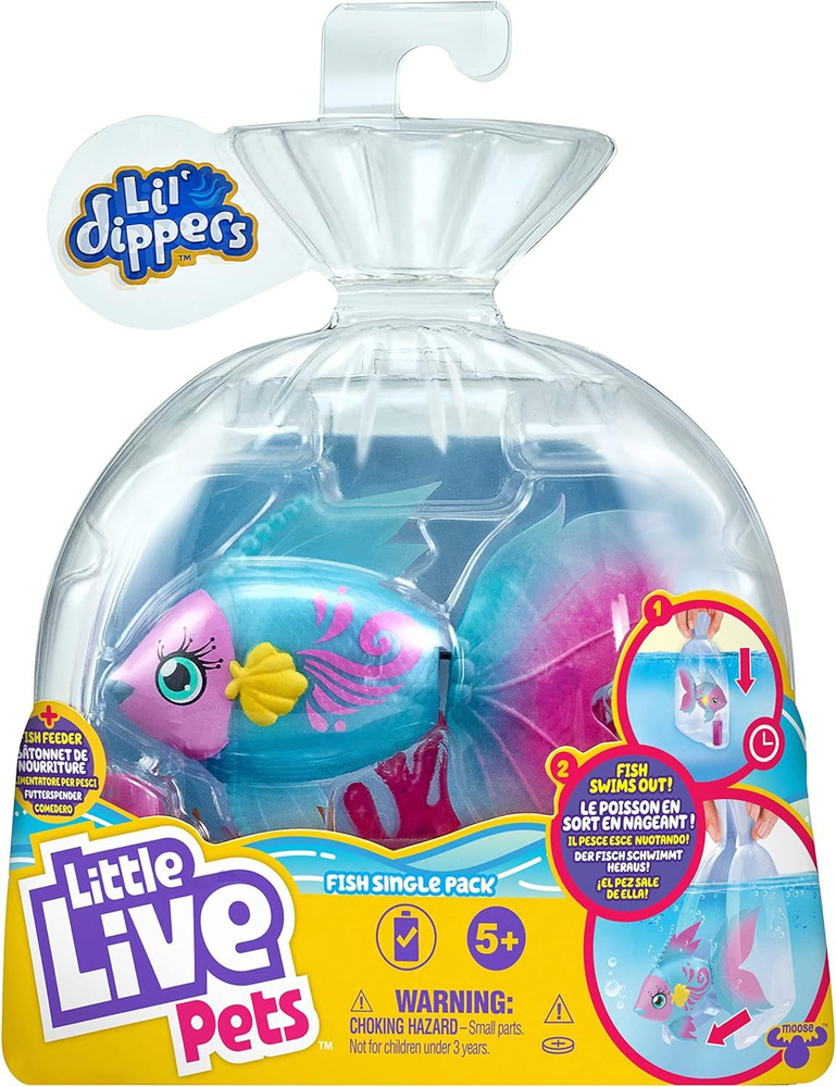 Little Live Pets - Lil' Dippers ,Интерактивная игрушечная рыбка(Детские ...