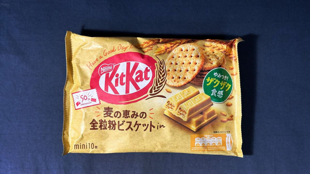 Шоколадный батончик KitKat mini biscuit со вкусом бисквита #1