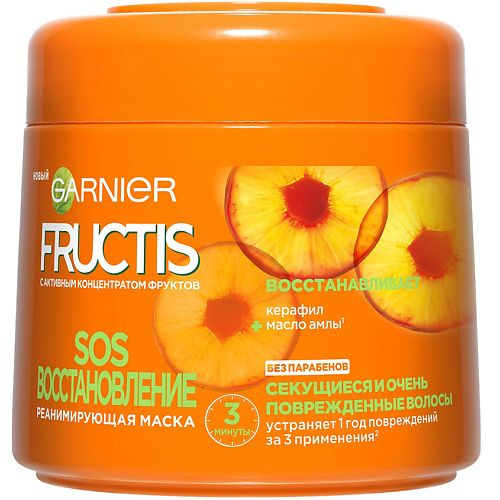 GARNIER Fructis Маска для волос "Фруктис, SOS Восстановление ...